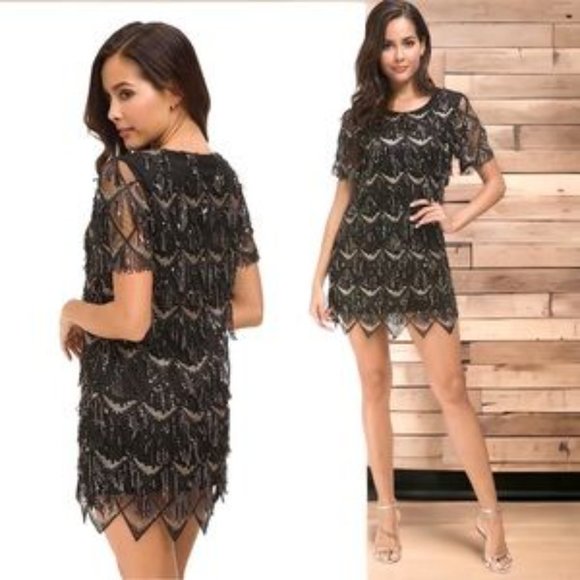 VVMCurve | Dresses | New Gorgeous Vvmcurve Sequin Fringe 92s Great